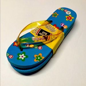 Ladies/girls Dots flip flops - Brand New
